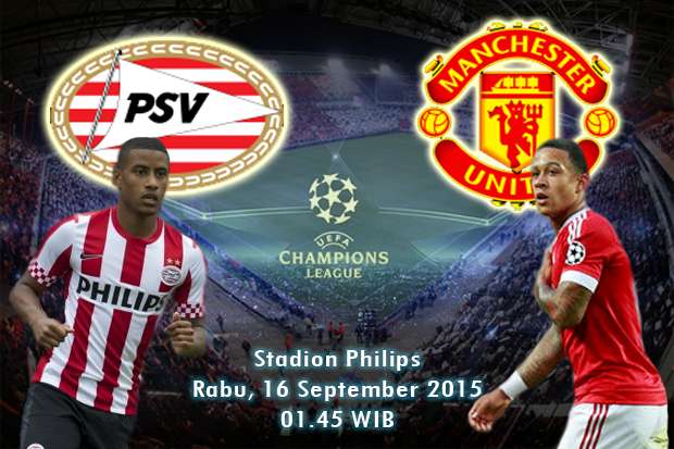 PSV vs Manchester United Liga Champions 2015-2016